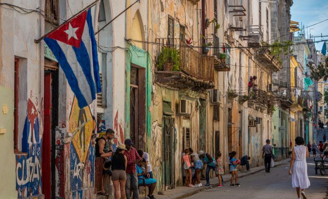zelfgemaakte cubaanse vlag